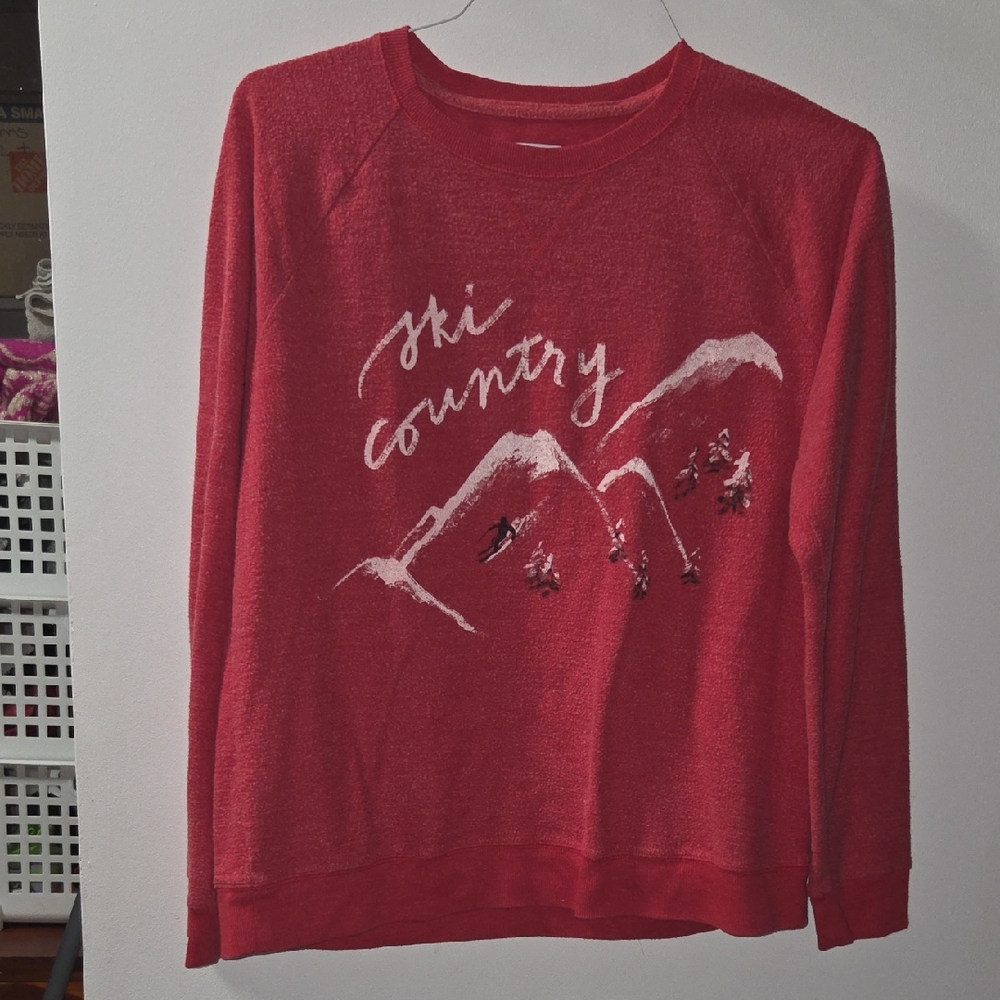 Sonoma Vibrant Red Knit Sweater